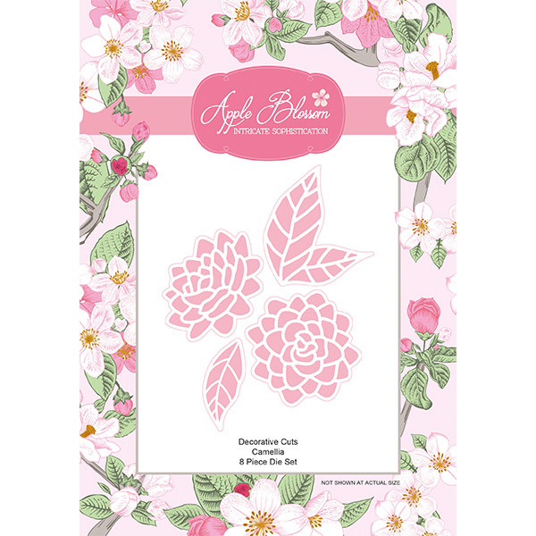 Image of Apple Blossom Die Set Camellia Set of 8 | Decorative Cuts Collection
