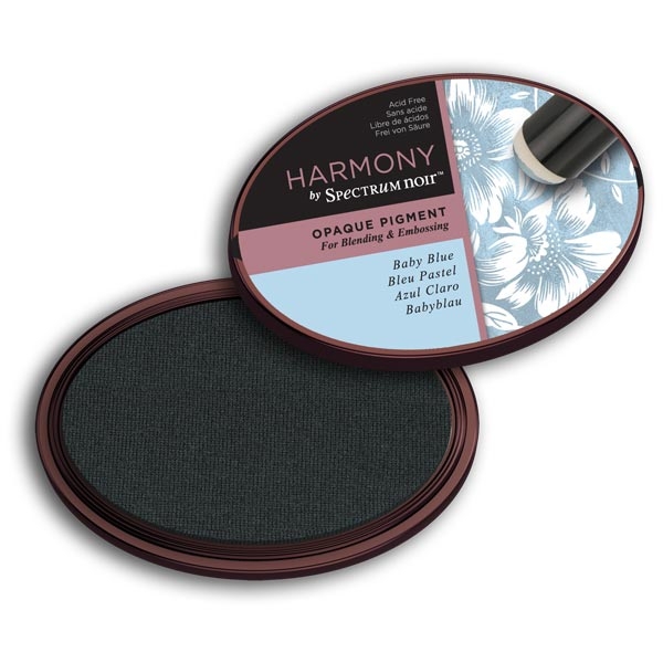 Harmony Quick Dry Spectrum Noir Crafters Companion Ink Pad Baby Blue