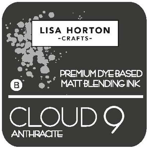 Image of Lisa Horton Crafts Cloud 9 Water Reactive Blending Ink Pad Dark Grey | Anthracite
