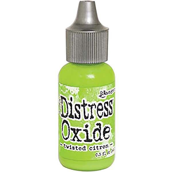 Image of Ranger Ink Tim Holtz Distress Oxide Reinker Green | Twisted Citron