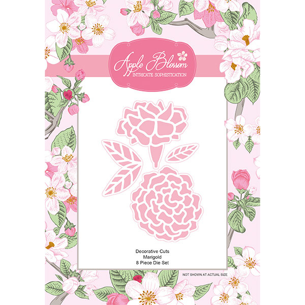 Image of Apple Blossom Die Set Marigold Set of 8 | Decorative Cuts Collection