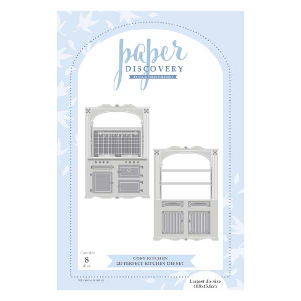 Image of Paper Discovery Die Set 2D Perfect Kitchen Set of 8 | Cosy Kitchen Collection