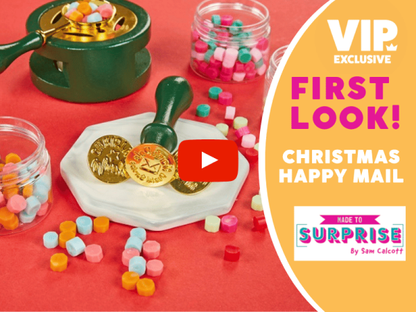 First Look - Made to Surprise - Christmas Happy Mail Wax Seal Kit