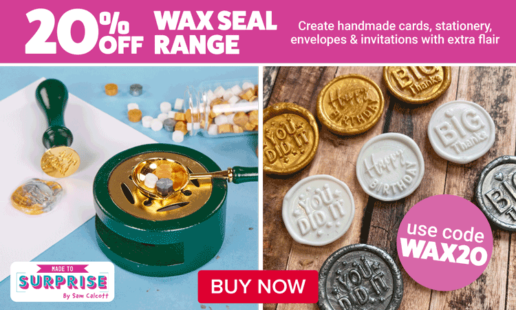 20% off Made To Surprise Wax Seal range using code WAX20